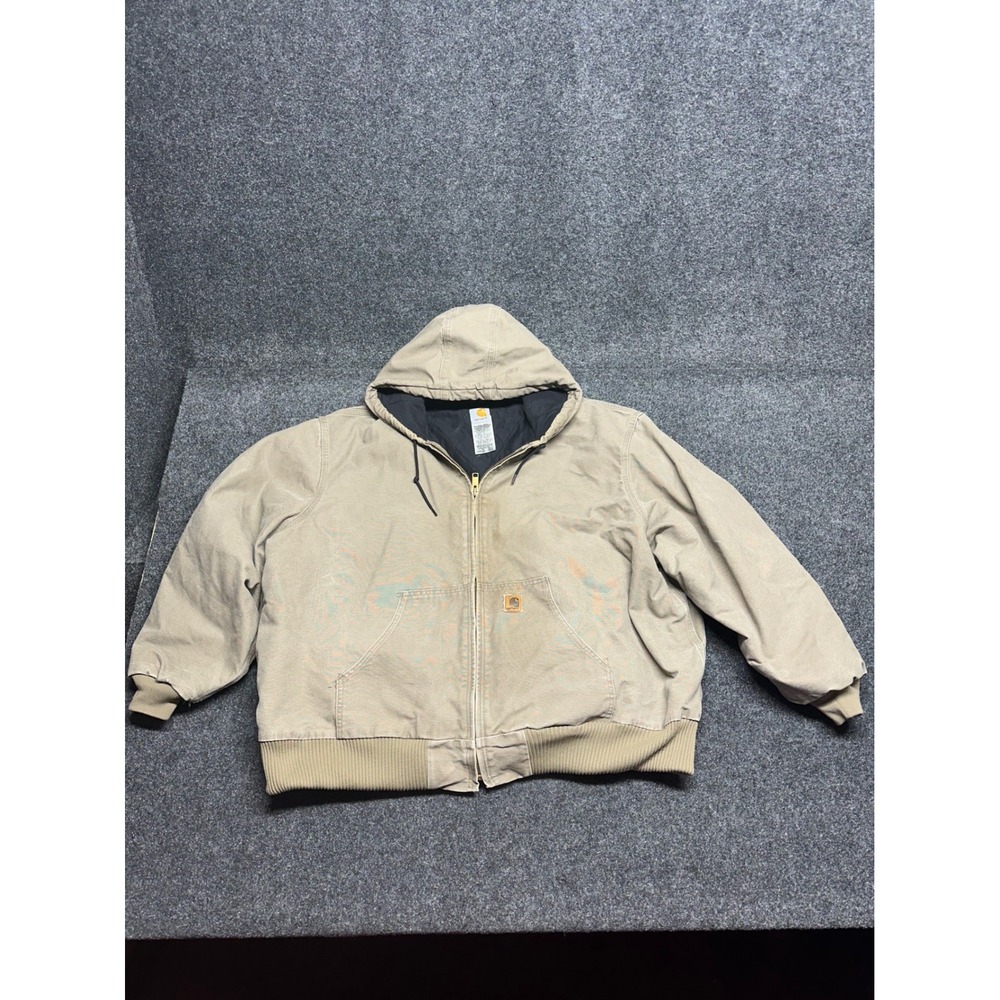 Vintage Carhartt J130 Duck Coat Canvas Utility Y2k Workwear 4X barn chore street